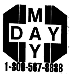 MAY DAY 1-800-567-8888 logo