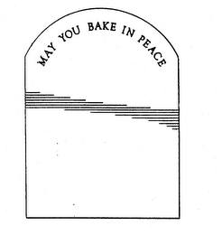 MAY YOU BAKE IN PEACE logo