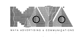 MAYA MAYA ADVERTISING AND COMMUNICATIONS logo