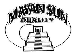 MAYAN SUN QUALITY logo
