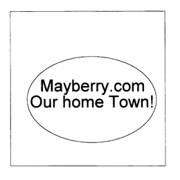 MAYBERRY.COM OUR HOME TOWN! logo