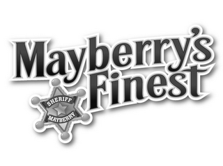 MAYBERRY'S FINEST SHERIFF MAYBERRY logo