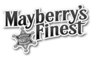 MAYBERRY'S FINEST SHERIFF MAYBERRY logo