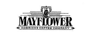 MAYFLOWER KOBRICKS COFFEE COMPANY logo