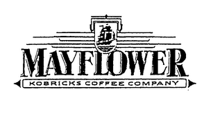 MAYFLOWER KOBRICKS COFFEE COMPANY logo