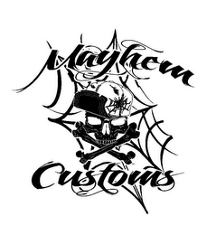 MAYHEM CUSTOMS logo