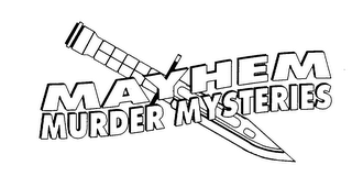 MAYHEM MURDER MYSTERIES logo