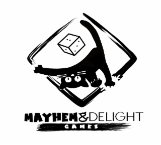 MAYHEM&DELIGHT GAMES logo