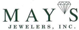 MAY'S JEWELERS, INC. logo