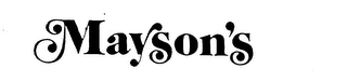 MAYSON'S logo