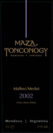 MAZA TONCONOGY logo