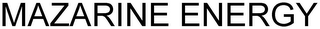 MAZARINE ENERGY logo