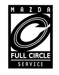 MAZDA FULL CIRCLE SERVICE logo