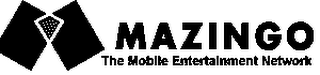 MAZINGO THE MOBILE ENTERTAINMENT NETWORK logo