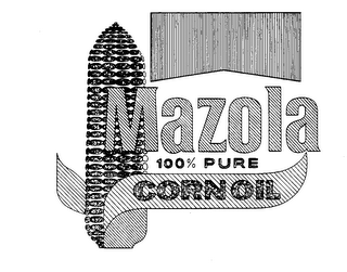 MAZOLA 100% PURE CORN OIL logo