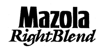 MAZOLA RIGHTBLEND logo