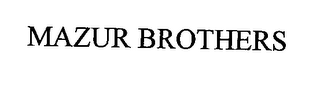 MAZUR BROTHERS logo