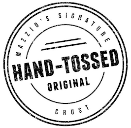MAZZIO'S SIGNATURE HAND-TOSSED ORIGINALCRUST logo