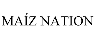 MAÍZ NATION logo