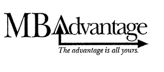 MB ADVANTAGE THE ADVANTAGE IS ALL YOURS. logo