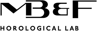 MB & F HOROLOGICAL LAB logo