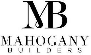 MB MAHOGANY BUILDERS logo