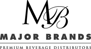 MB MAJOR BRANDS PREMIUM BEVERAGE DISTRIBUTORS logo