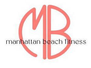 MB MANHATTAN BEACH FITNESS logo