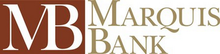 MB MARQUIS BANK logo