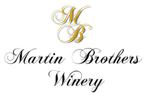 MB MARTIN BROTHERS WINERY logo
