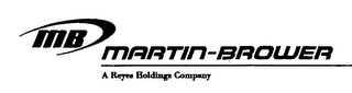 MB MARTIN-BROWER A REYES HOLDINGS COMPANY logo