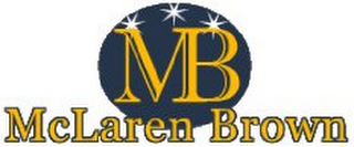 MB MCLAREN BROWN logo