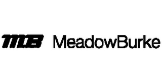 MB MEADOWBURKE logo