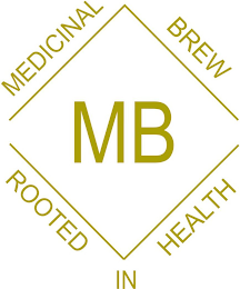 MB MEDICINAL BREW ROOTED IN HEALTH logo