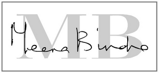 MB MEENA BINDRA logo