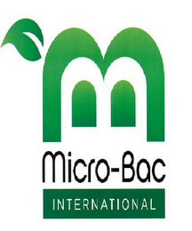 MB MICRO-BAC INTERNATIONAL logo