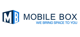 MB MOBILE BOX WE BRING SPACE TO YOU logo