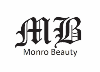 MB MONRO BEAUTY logo