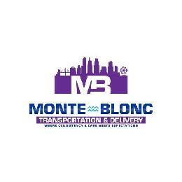 MB MONTE BLONC TRANSPORTATION & DELIVERY WHERE CONSISTENCY & CARE MEETS EXPECTATIONS logo