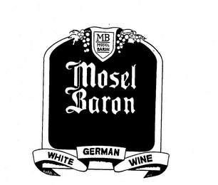 MB MOSEL BARON WHITE GERMAN WINE