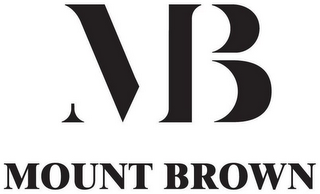 MB MOUNT BROWN logo