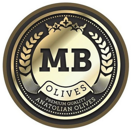 MB OLIVES PREMIUM QUALITY ANATOLIAN OLIVES logo