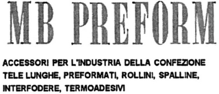 MB PREFORM logo