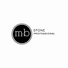M·B STONE PROFESSIONAL logo