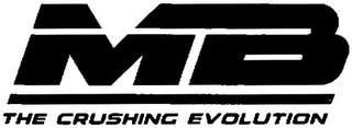 MB THE CRUSHING EVOLUTION logo
