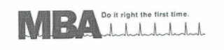 MBA DO IT RIGHT THE FIRST TIME. logo