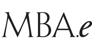MBA.E logo