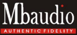 MBAUDIO AUTHENTIC FIDELITY logo