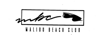 MBC MALIBU BEACH CLUB logo