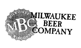 MBC MILWAUKEE WISCONSIN MILWAUKEE BEER COMPANY logo